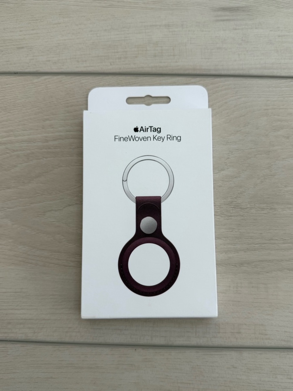 Apple FineWoven Key Ring